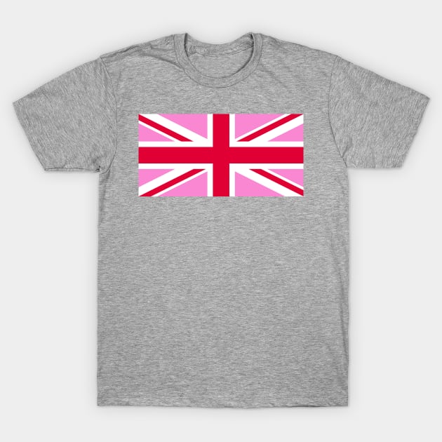 Pink Union Jack T-Shirt by sovereign120